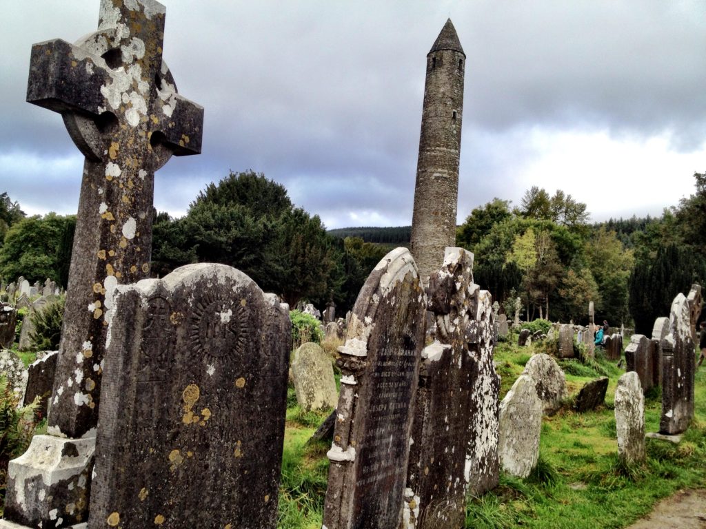 Glendalough, gammel kirkegård